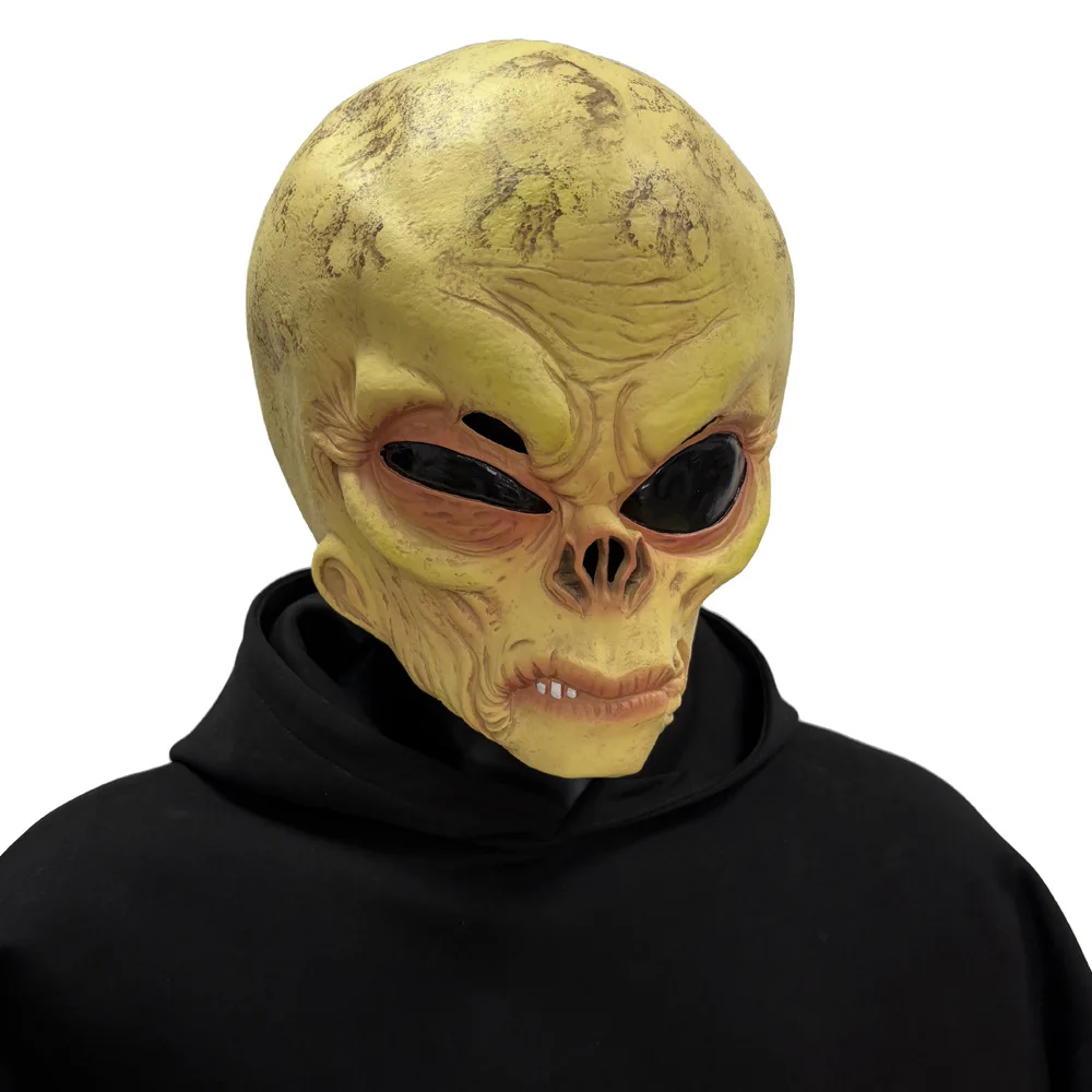 Funny Alien Skull Mask Cosplay - Latex Alien Mask Realistic 评论和价格