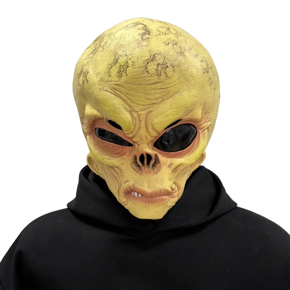 Funny Alien Skull Mask Cosplay - Latex Alien Mask Realistic 评论和价格