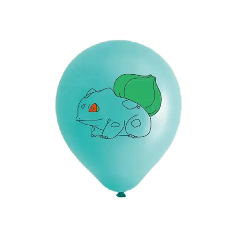10Pcs Pokémon Printed Latex Ba - Party Supplies 评论和价格
