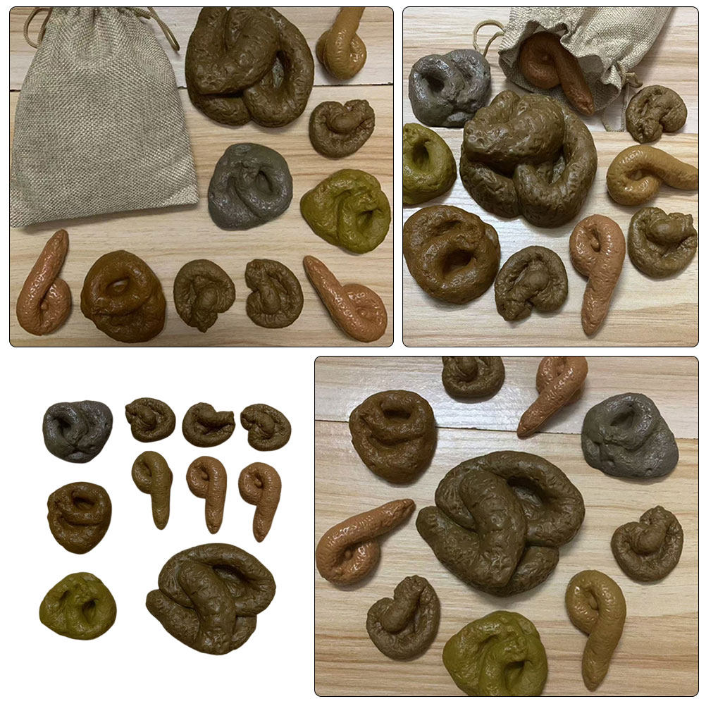 10Pcs Fake Poop Prank Set Apri - Fake Poop Gag Gift 评论和价格