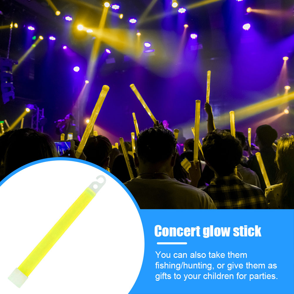 1-20pcs Glow Sticks With Hook  - Glow In The Dark Party Glasses 评论和价格