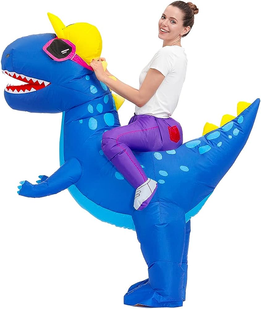 Adult Inflatable Dinosaur Cost - Inflatable Dinosaur Costume Adult 评论和价格