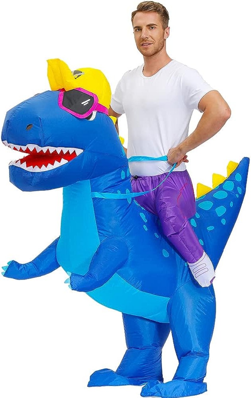 Adult Inflatable Dinosaur Cost - Inflatable Dinosaur Costume Adult 评论和价格