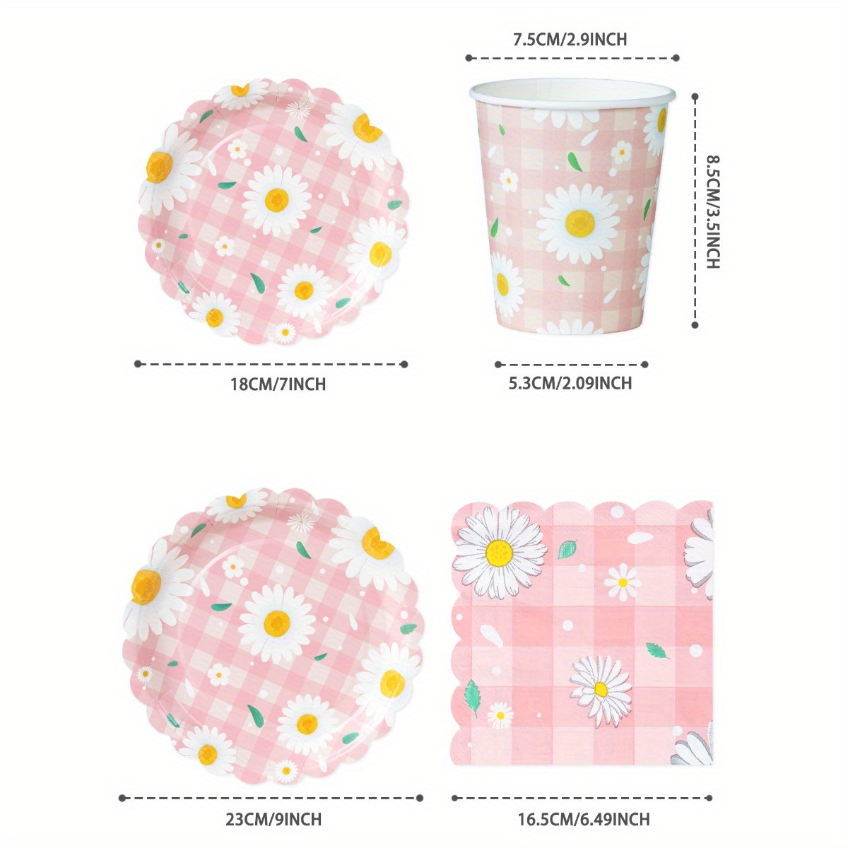 Pink Daisy Petals 25Pcs Dispos - Party Supplies 评论和价格