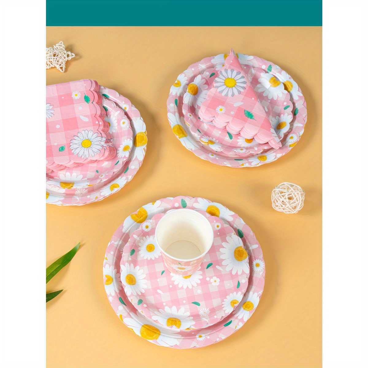 Pink Daisy Petals 25Pcs Dispos - Party Supplies 评论和价格