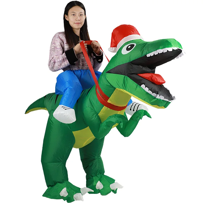Tyrannosaurus Rex Christmas In - Inflatable Dinosaur Costume Adult 评论和价格